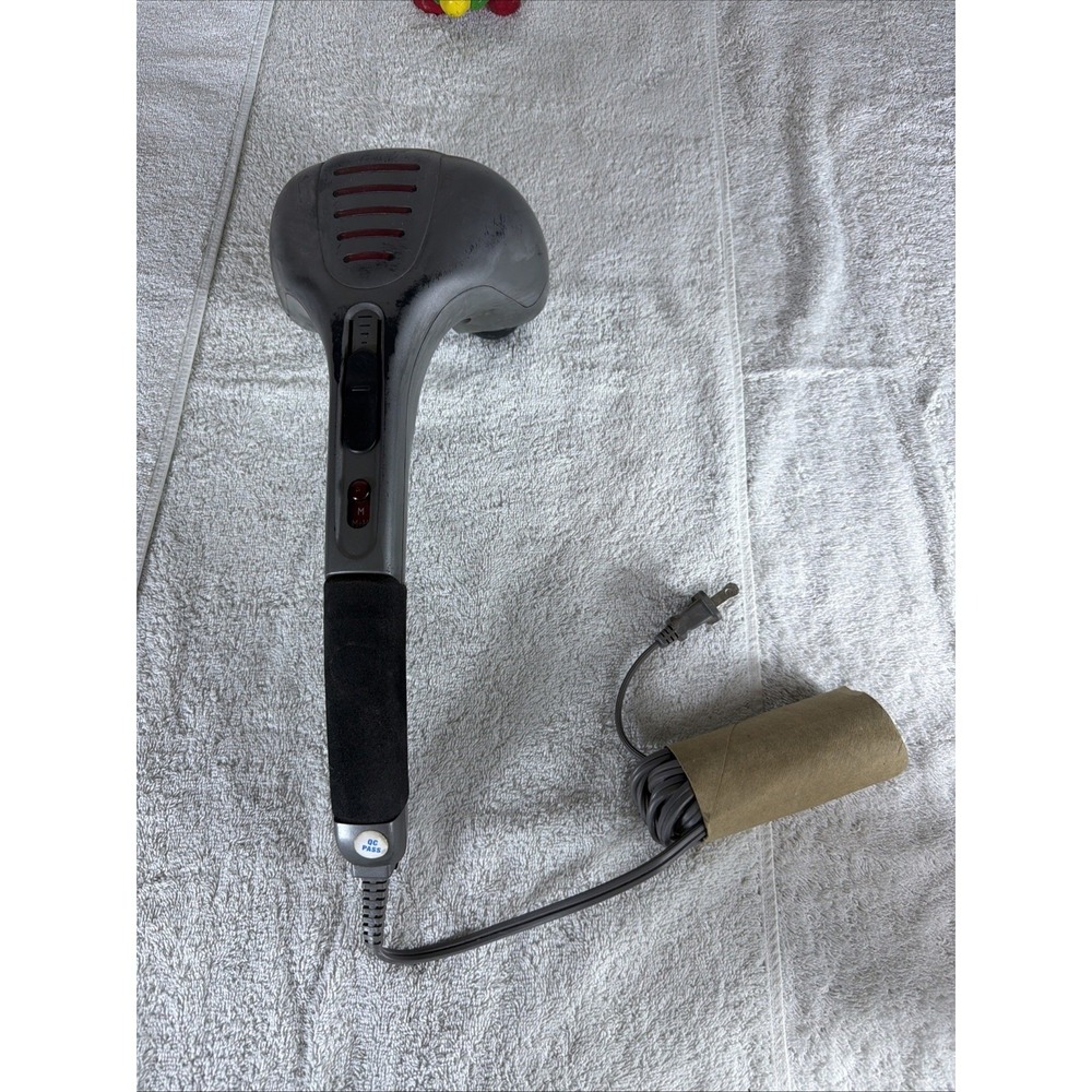 HoMedics PA-1H Professional Percussion Massager with Heat Gray Handheld Corded